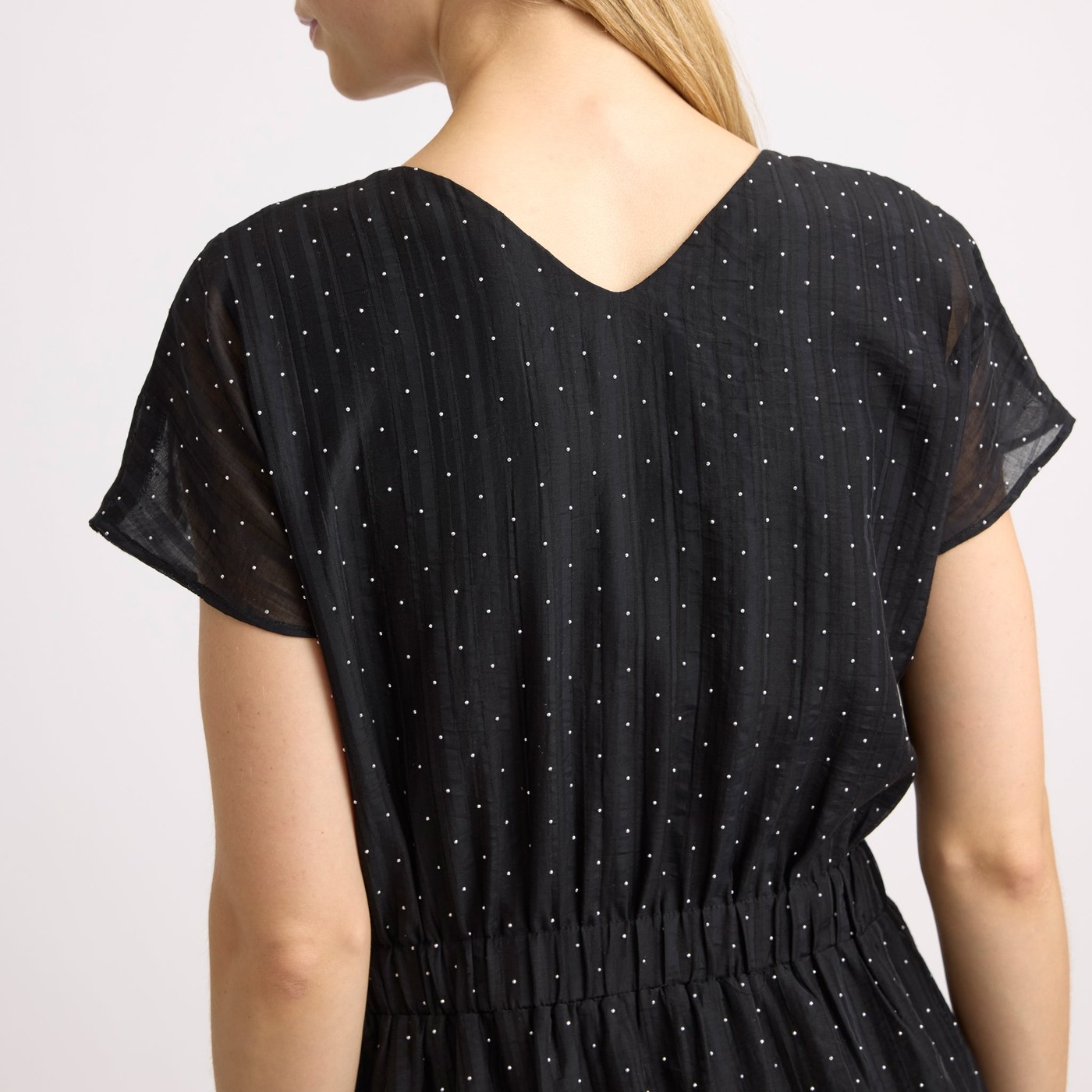 Black Rhinestone Dress view 4