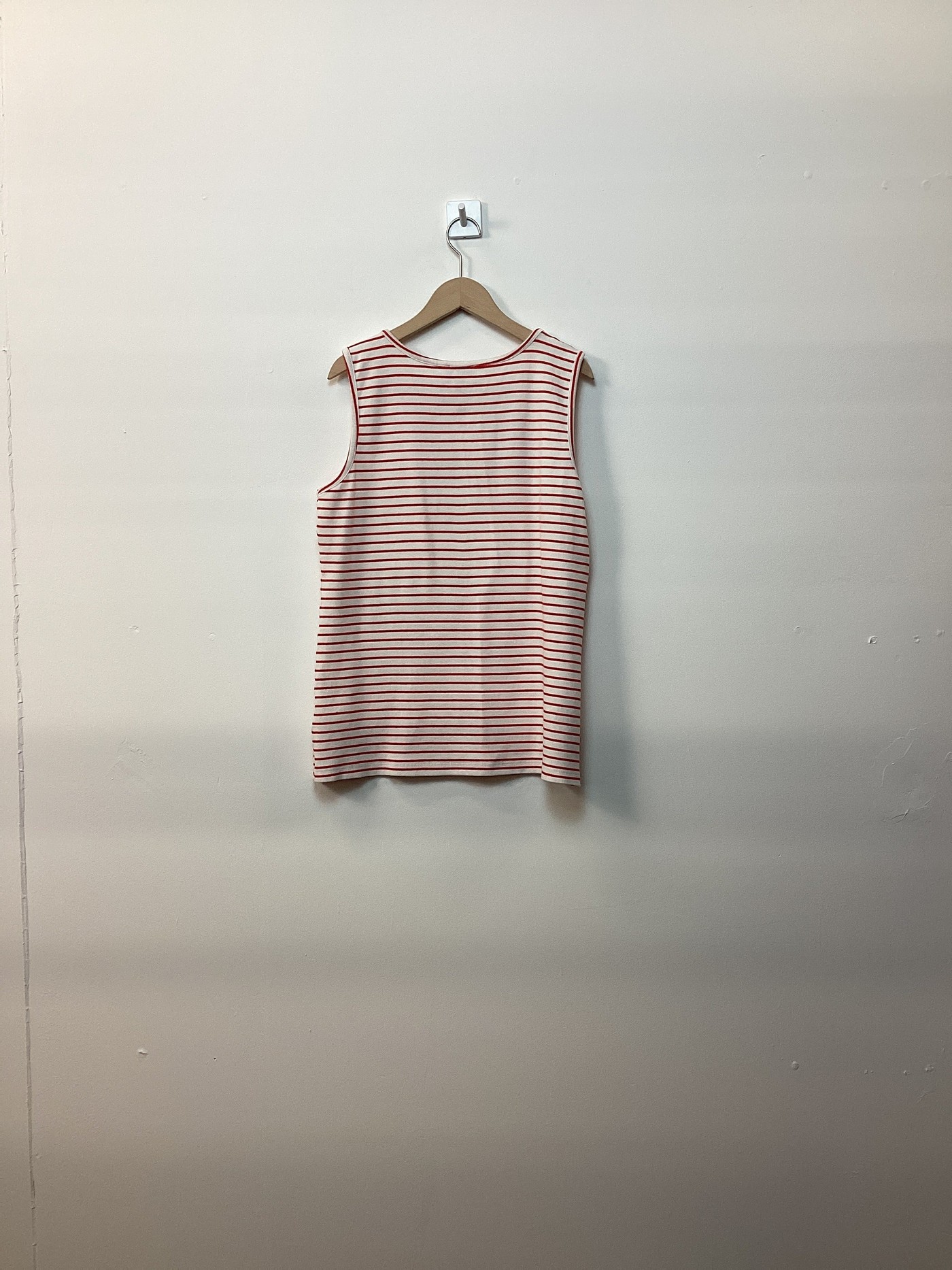 Re-Loved Stripe Rib Racer Vest Red - Size 18 view 4
