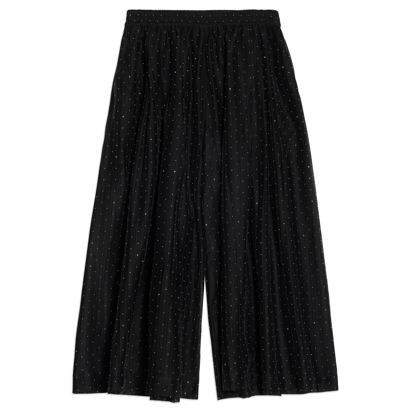 Black Rhinestone Culotte view 4