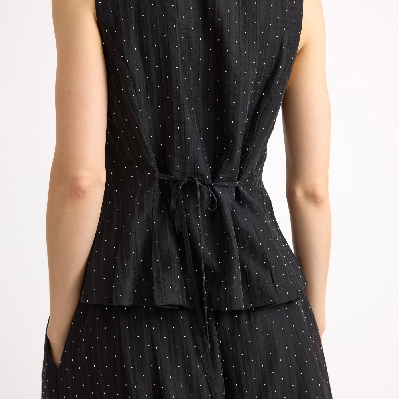 Black Rhinestone Waistcoat view 4