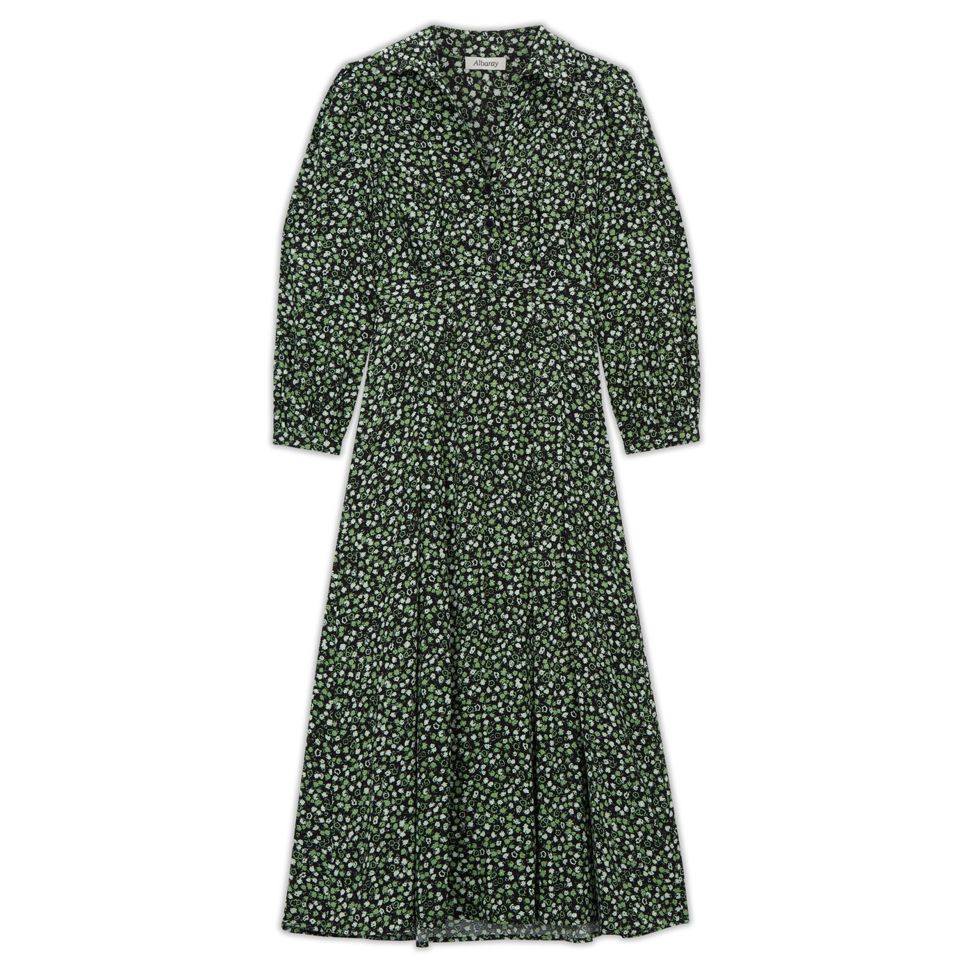 Re-Loved Eve Floral Shirt Dress - Size 10